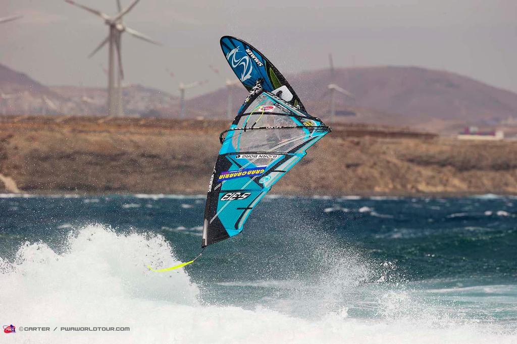 Markus Rydberg - 2014 PWA Pozo World Cup / Gran Canaria Wind and Waves Festival, Day 2 ©  Carter/pwaworldtour.com http://www.pwaworldtour.com/